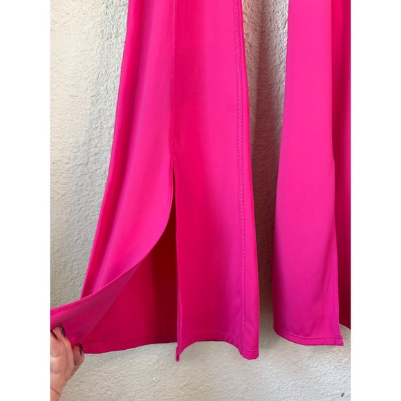NWOT Joy Lab Pink High Waist Flared Leggings Athletic Pants Medium - Picture 5 of 6
